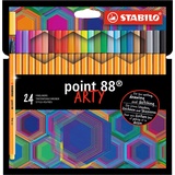 Stabilo point 88 ARTY sortiert, 24er-Set (8824/1-20)