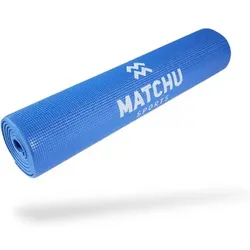 Yogamatte Blau 6 MM dickes PVC 6 MM