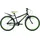 Bikestar Urban Jungle 24" schwarz/grün Handbremsen