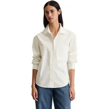 Marc O'Polo DENIM Damen Bluse aus Bio-Baumwolle klassisch, weiß (Scandinavian White), M