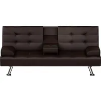 Hti-Living HTI-Living, Sofa, Klappsofa Braun Marwan (2-Sitzer)