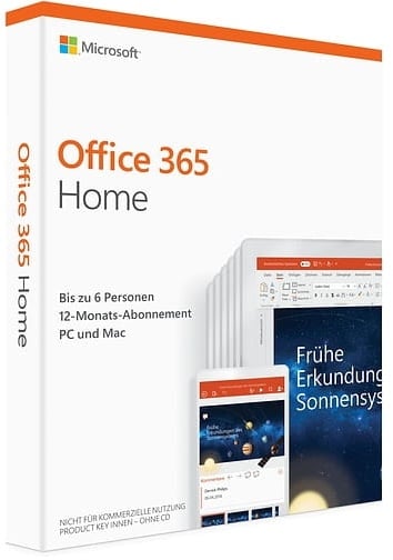 Microsoft Office 365 Home, 6 Users