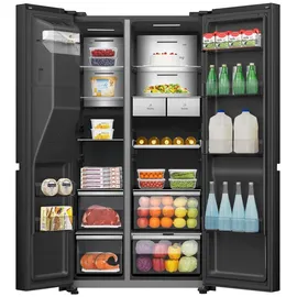 Hisense RS9P628GPFE Multi-Door (614 l, 1790 mm hoch, Schwarz)