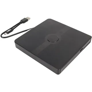 Externes CD-DVD-Laufwerk, USB 3.0 Typ C Tragbarer DVD-Player, RW-Brenner, Optisches Laufwerk, Lesegerät, DVD-Player, RW-Laufwerk, CD-ROM-Brenner, Brenner, CD-DVD-Brenner für Laptop