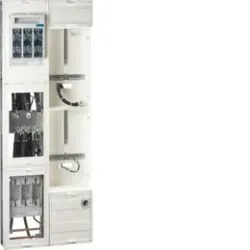 Hager UF52W3 Wandler-und Messfeld,UniN,NAR NH1-SIUT,MoPl für Wandler,AAR NH1-SLTS,ohne Prüfkl