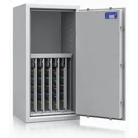ISS safe4key Schlüsseltresor grau mit 440 Haken Doppelbartschloss