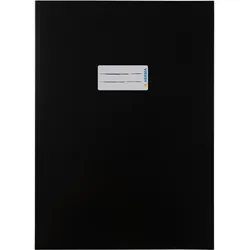 HERMA Heftschoner Karton A4 schwarz, Schwarz, Karton, 214 mm, 299 mm, 1 Stück(e)
