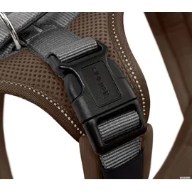 Hunter Maldon Up Hundegeschirr braun/grau M