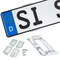 Erich Utsch Kennzeichenhalter Simple-Fix transparent