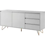SalesFever Sideboard Kommode mit Hairpin Beinen, Breite 150 cm weiß