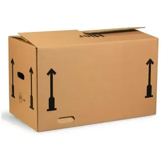 TransPak Umzugskarton Wellpappe L650xB350xH370mm zweiwellig braun