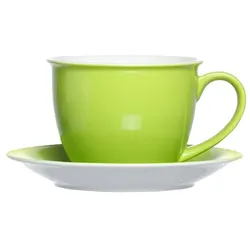 Ritzenhoff & Breker Doppio Milchkaffee Tasse mit Untertasse Grün 