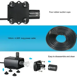 Aibecy Mini DC12V 9W Micro Brushless Wasserpumpe