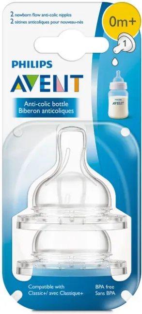 Philips Avent Anti-Kolik-Babyflasche mit Neugeborenen-Sauger