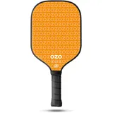 OZO Pickleball – Spark Energia Ritmo – USAPA Zugelassener Power-Schläger für Anfänger – Carbonfaser-Oberfläche (Orange)