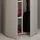 VCM Mehrzweckschrank Lona XXL ca.70x223x39cm Grau