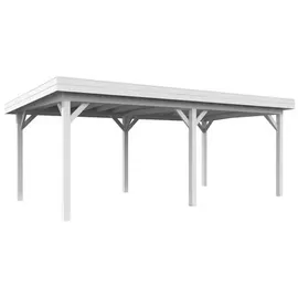 Palmako Pavillon Lenna 6,28 x 3,40 m weiß lackiert