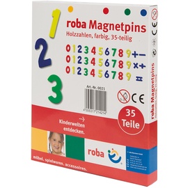 Roba Magnetpins Zahlen & Zeichen 35-tlg.