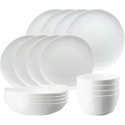 Rosenthal - Junto Porzellan Tafelset, weiß (16 tlg.)