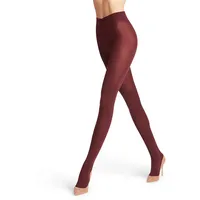 Falke Damen Strumpfhose Softmerino W TI Wolle Baumwolle einfarbig 1 Stück, Rot (Barolo 40-42