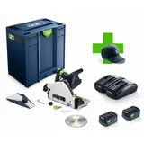 Festool Tauchsäge TSC 55 KEBI-Plus/XL 100Y Limited Edition inkl. 2 x 5,0 Ah Akku + Doppelladegerät + Systainer SYS 3