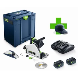 Festool Tauchsäge TSC 55 KEBI-Plus/XL 100Y Limited Edition inkl. 2 x 5,0 Ah Akku + Doppelladegerät + Systainer SYS 3