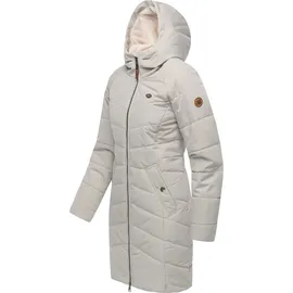 Ragwear Wintermantel "Noita YOUMODO", Damen, Gr. 5XL (50), hellgrau, Obermaterial: 100% Polyester. Innenfutter: 100% Polyester. Wattierung: 100% Polyester, tailliert ca.