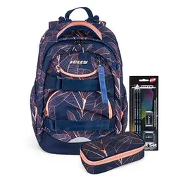 JOLLY Schulrucksack Next Gen Kunstfaser blau/rosa