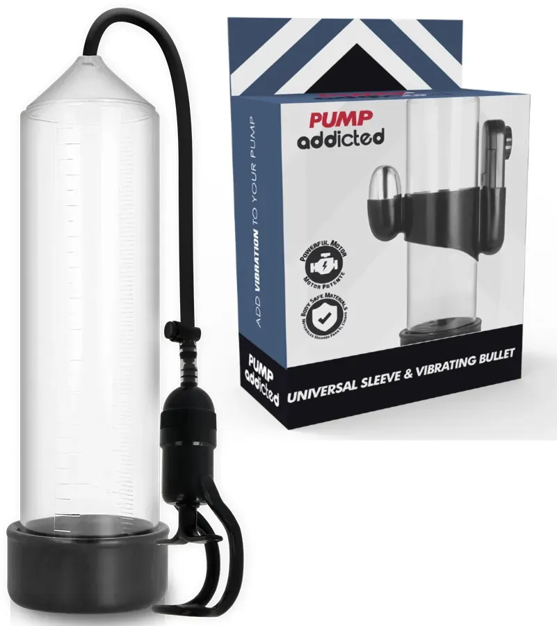 PUMP ADDICTED - TRANSPARENTER VIBRATOR RX5