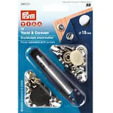 Prym Nähfrei Druckknöpfe 15mm Yacht & Caravan (10St) SB-Karte
