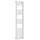 neu.haus Handtuchheizkörper Voss 1400 x 400 mm 485 W weiß Mittelventil