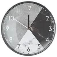 Beliani Wanduhr Davos 33 cm Grau