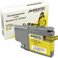 Ampertec Kompatible Tinte ersetzt Brother LC-427XLY yellow