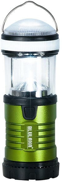 LED Campinglampe 3W, 3 Schaltstufen, Signal-Blinkmodus, auch als Taschenlampe nutzbar, abnehmbare Ha