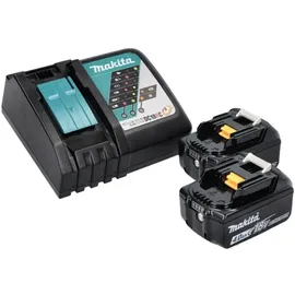 Makita DCL 280 FRM Akku Staubsauger 18 V Brushless + 2x Akku 4,0 Ah + Ladegerät
