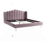 SalesFever Muschelbett 140 x 200 cm Rosa
