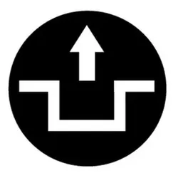 Eaton 218223 Tastenplatte, hoch schwarz, Symbol entriegeln M22-XDH-S-X12