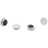 Durable Magnete (32 mm, 720p) 4 Stück weiß, für Pinnwand, Kühlschrank & Co., 470302