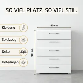 Rauch Highboard 80 x 100 x 42 cm Fango