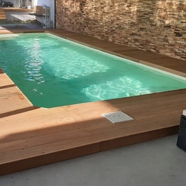 Evolution Poolfolie Achtform 0,8 mm, Einhängebiese 360 x 625 x 120 cm