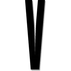 Design Letters Buchstabe 8 cm V schwarz aus Acryl
