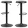 Actona 2er Set Actona Barhocker Finch Metall Schwarz