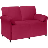 vidaXL Sofa Weinrot 138 x 83 x 95 cm Samt
