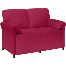 vidaXL Sofa Weinrot 138 x 83 x 95 cm Samt