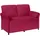 vidaXL Sofa Weinrot 138 x 83 x 95 cm Samt