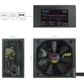 TooQ ATX 750w TQAPOLO-750SP - Black