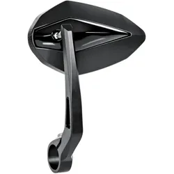 PROTECH Spiegel MAGAZI XC-40 Aluminium CNC-gefräst/Kunststoff/Spiegelglas schwarz Spiegel, schwarz