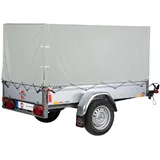 PKW-Anhänger STEMA "Basic 750 Kippsdeichsel", silber (silberfarben), KFZ-Anhänger