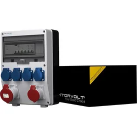 Doktorvolt Stromverteiler pTD-S/FI 32A 16A 4x230V SIEMENS und MENNEKES Doktorvolt DV-4845-D