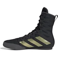 Adidas Unisex Box HOG 4 Sneaker, core Black/Gold met./Grey six, 48 2/3 EU - 48 2/3 EU